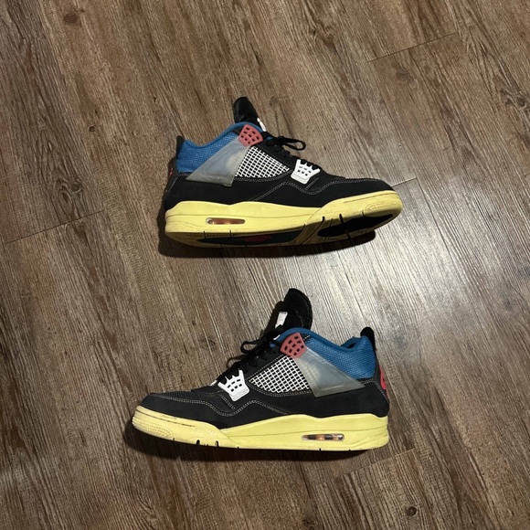 Nike Air Jordan Retro Sneakers Black, Blue, Yellow